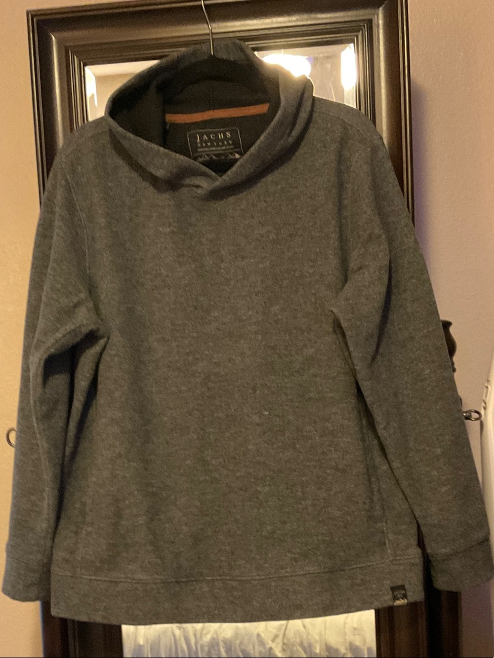 Jachs Gray Lightweight Hooded Shirt Jacket